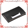 Black Leather Business Name Card Box with Magnet (CX-CH-36)